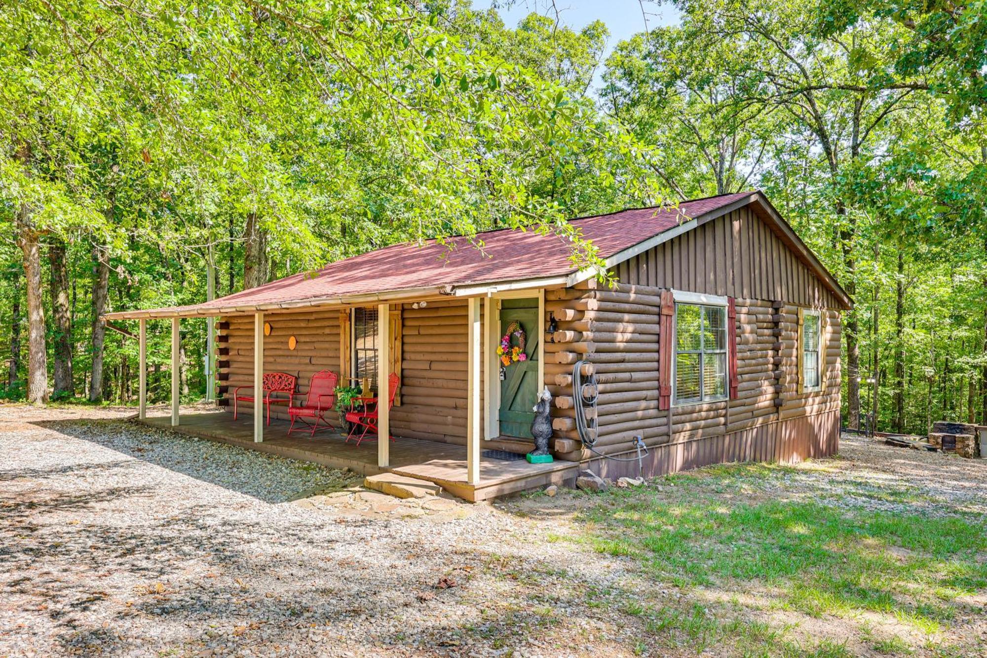 Arkansas Log Cabin Rental Near Lake Greeson! Mount Moriah 外观 照片