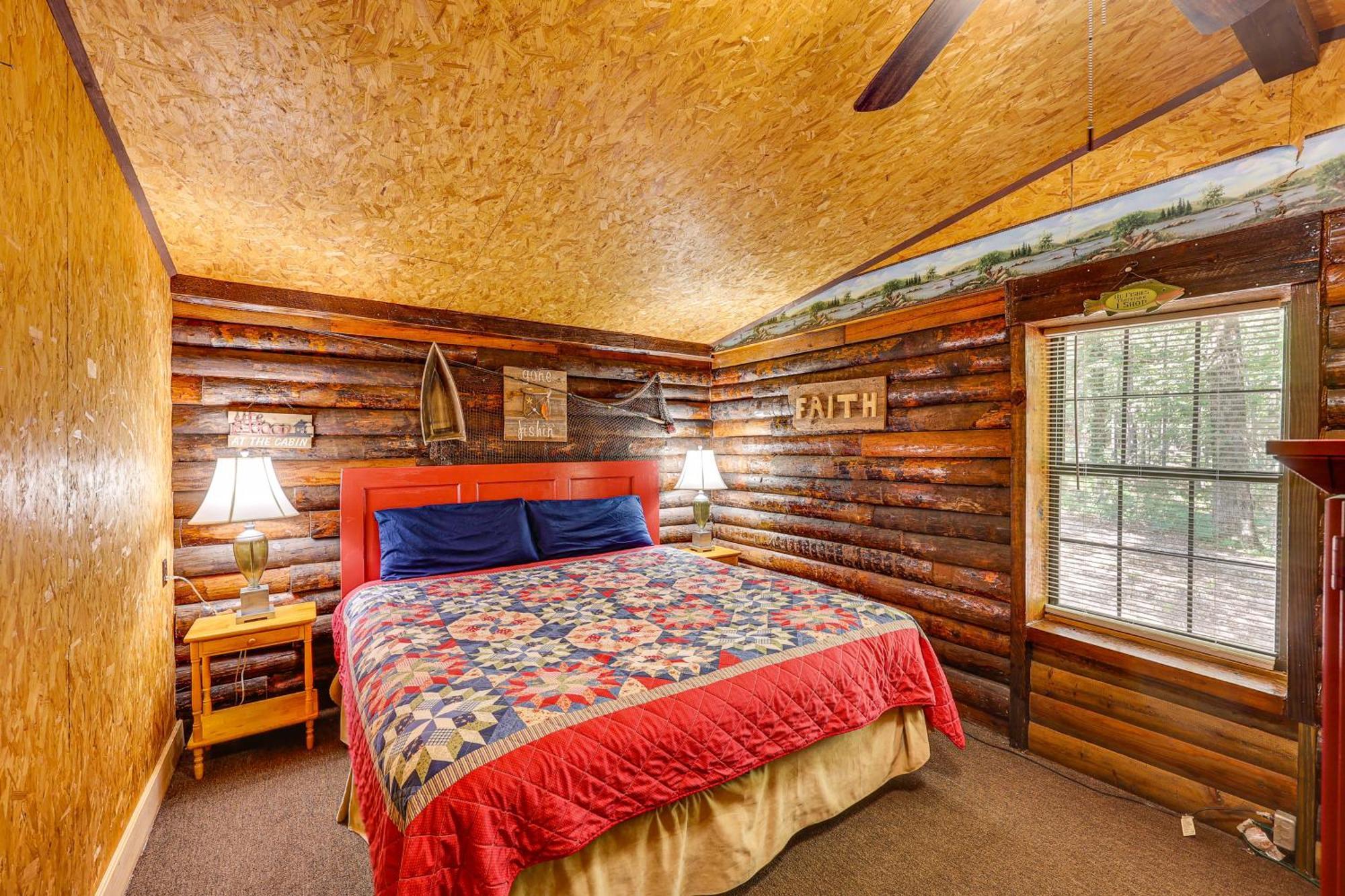 Arkansas Log Cabin Rental Near Lake Greeson! Mount Moriah 外观 照片