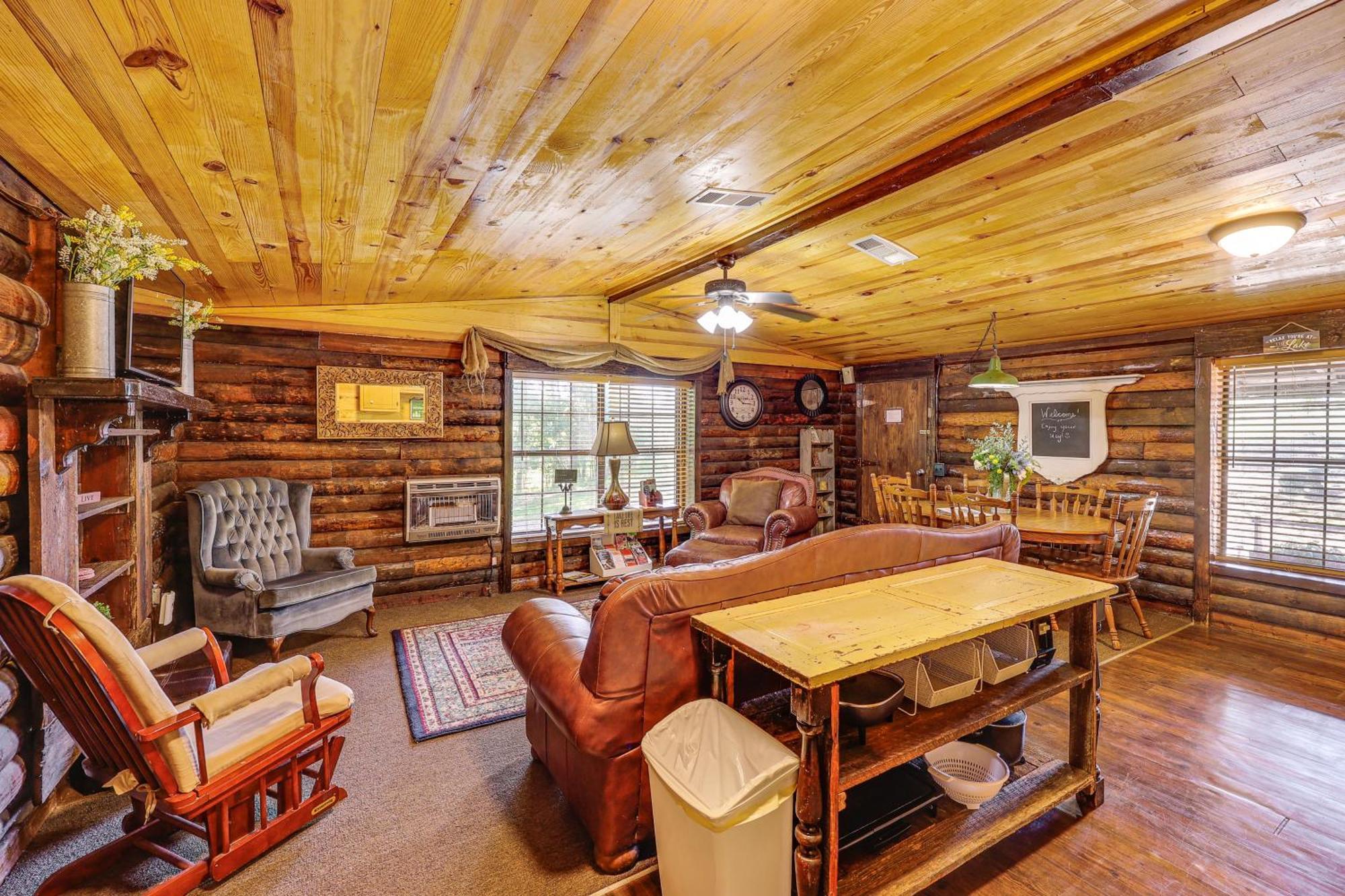 Arkansas Log Cabin Rental Near Lake Greeson! Mount Moriah 外观 照片